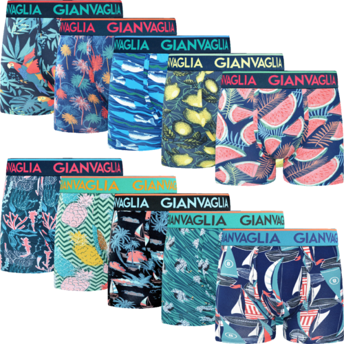 Gian Vaglia Boxers  •10-Pack Heren Katoen 5070+5071